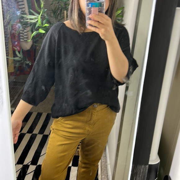 Zara knit  bubble Sleeve light Sweater.‎ - Picture 2 of 4